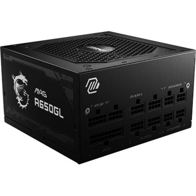 Alimentation MSI A650GL - 650W - Noire - ATX Alimentation MSI A650GL - 650W - Noire - ATX