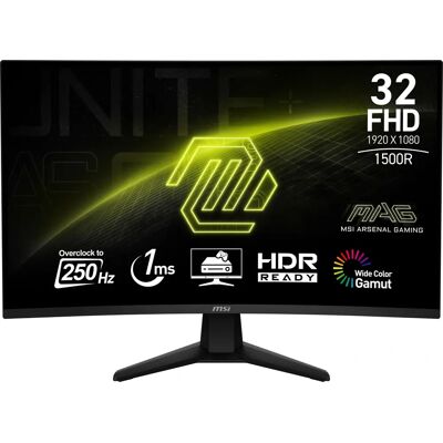 Monitor MSI MAG 32C6X 31,5 pollici Full HD - monitor per computer Monitor MSI MAG 32C6X 31,5 pollici Full HD - monitor per computer