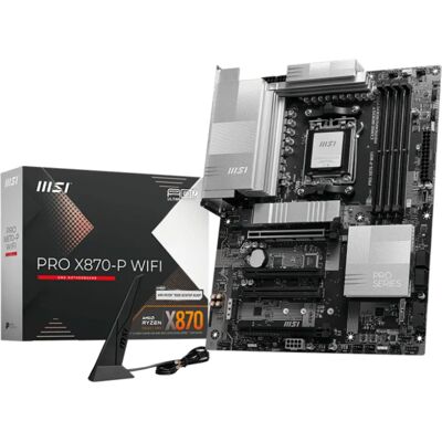 MSI PRO X870-P WIFI alaplap - AMD X870, foglalat AM5, DDR5, PCIe 5.0 MSI PRO X870-P WIFI alaplap - AMD X870, foglalat AM5, DDR5, PCIe 5.0