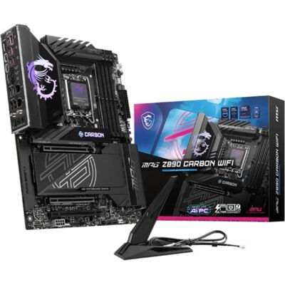 MSI MSI MPG Z890 CARBON WIFI Motherboard - Intel Z890 LGA 1851 (Socket V1) ATX MSI MSI MPG Z890 CARBON WIFI Motherboard - Intel Z890 LGA 1851 (Socket V1) ATX