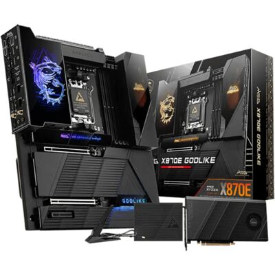 MSI - MEG X870E GODLIKE - AM5 - Moderkort MSI - MEG X870E GODLIKE - AM5 - Moderkort