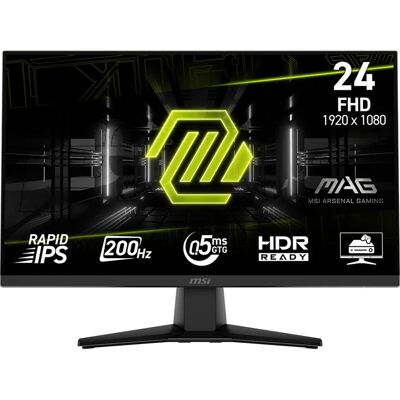 MSI MAG 242F - Näytön koko 23,8" Full HD 200Hz Rapid IPS - Musta MSI MAG 242F - Näytön koko 23,8" Full HD 200Hz Rapid IPS - Musta