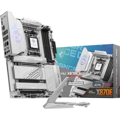 MSI MSI MPG X870E EDGE TI WIFI Motherboard - Unterstützt AMD Ryzen 9000/8000/7000 - DDR5, PCIe 5.0, Wi-Fi 7 MSI MSI MPG X870E EDGE TI WIFI Motherboard - Unterstützt AMD Ryzen 9000/8000/7000 - DDR5, PCIe 5.0, Wi-Fi 7