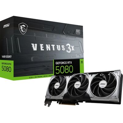 MSI - RTX 5080 - 16G - Grafikkarte MSI - RTX 5080 - 16G - Grafikkarte
