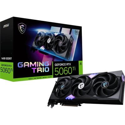 MSI - GeForce RTX 5060 TI - 16G - 128-bit - Grafische kaart MSI - GeForce RTX 5060 TI - 16G - 128-bit - Grafische kaart