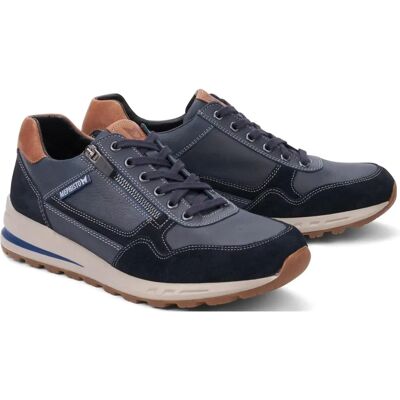 Mephisto Bradley - Baskets pour Hommes Bleu - Casual Mephisto Bradley - Baskets pour Hommes Bleu - Casual