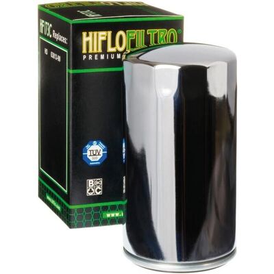 Hiflofiltro Chrome Öljynsuodatin HF173C - Korkean suorituskyvyn, Helppo asentaa - Öljynsuodatin Hiflofiltro Chrome Öljynsuodatin HF173C - Korkean suorituskyvyn, Helppo asentaa - Öljynsuodatin