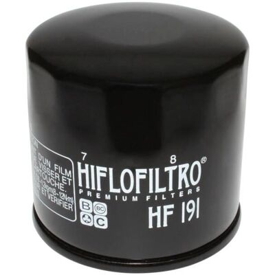 HIFLOFILTRO HF191 Öljynsuodatin moottoripyörille HIFLOFILTRO HF191 Öljynsuodatin moottoripyörille