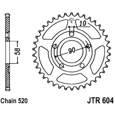 JT JTR604,44 Ketjunkilpi - Ketjunkilpi JT JTR604,44 Ketjunkilpi - Ketjunkilpi