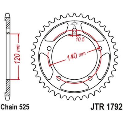 Suzuki DL1050 - 41T - 525P - 2021 - Rear Sprocket Suzuki DL1050 - 41T - 525P - 2021 - Rear Sprocket