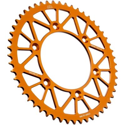 Pignon arrière en aluminium Jt Sprockets - Husqvarna/KTM - Orange 52 dents - Pignon - Publicité Pignon arrière en aluminium Jt Sprockets - Husqvarna/KTM - Orange 52 dents - Pignon - Publicité