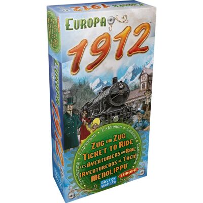 Asmodee AVE07 Ticket to Ride Europa Uitbreiding Asmodee AVE07 Ticket to Ride Europa Uitbreiding