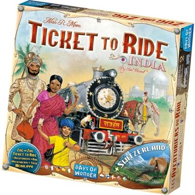Days of Wonder Ticket to Ride India Map Collection - Board game Days of Wonder Ticket to Ride India Map Collection - Board game