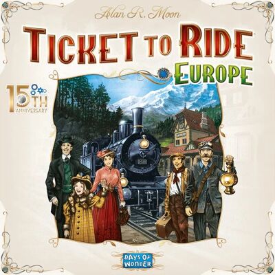 Days of Wonder Ticket to Ride Europe - 15th Anniversary Deluxe Board Game Days of Wonder Ticket to Ride Europe - 15th Anniversary Deluxe Board Game