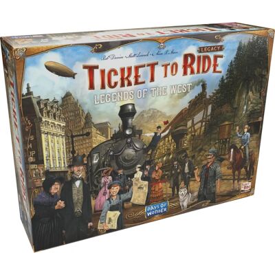 Days of Wonder Ticket to Ride Legacy - Legender från Väst - Brädspel - Strategi för 10+ Days of Wonder Ticket to Ride Legacy - Legender från Väst - Brädspel - Strategi för 10+