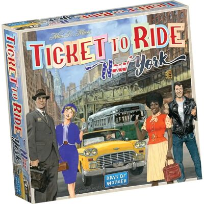 Days of Wonder Ticket to Ride New York Board Game - Multicolour - 2 to 4 Players Days of Wonder Ticket to Ride New York Board Game - Multicolour - 2 to 4 Players