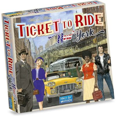 Days of Wonder Asmodee Ticket to Ride - New York - Bordspel Days of Wonder Asmodee Ticket to Ride - New York - Bordspel