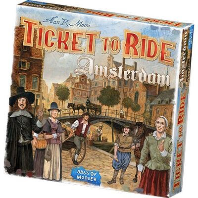 Days of Wonder Ticket to Ride Amsterdam Jeu de Société - Stratégie Days of Wonder Ticket to Ride Amsterdam Jeu de Société - Stratégie