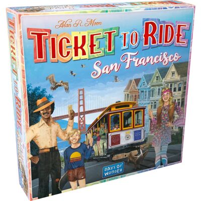 Asmodée Zug um Zug – San Francisco Brettspel - Bordspel Asmodée Zug um Zug – San Francisco Brettspel - Bordspel