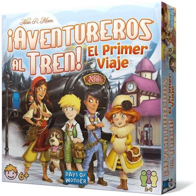 Amodee Spain Aventureros al Tren Europa Kids - Jeu de Société Amodee Spain Aventureros al Tren Europa Kids - Jeu de Société