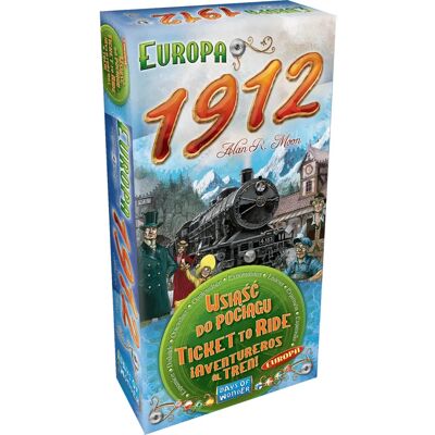 Asmodee Ticket to Ride Europa Erweiterung - Strategiespiel Asmodee Ticket to Ride Europa Erweiterung - Strategiespiel