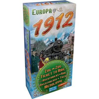 Days of Wonder Ticket to Ride Europa 1912 Jeu de société - Extension, Europe étendu, Grandes villes Days of Wonder Ticket to Ride Europa 1912 Jeu de société - Extension, Europe étendu, Grandes villes