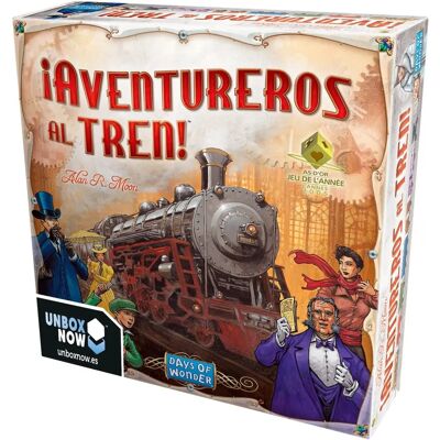Asmodee 8 - Gra planszowa Podróżnicy koleją - Od 8 lat Asmodee 8 - Gra planszowa Podróżnicy koleją - Od 8 lat