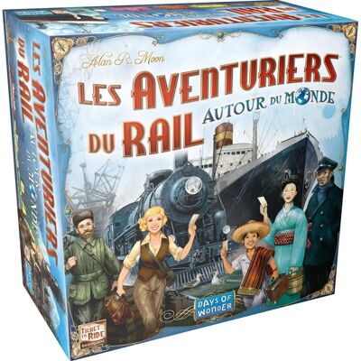Les Aventuriers du Rail - Autour du Monde - Jeu de Société Days of Wonder Les Aventuriers du Rail - Autour du Monde - Jeu de Société Days of Wonder