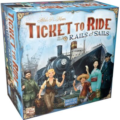 Days of Wonder Jeu de Société - Ticket to Ride Rails & Sails Days of Wonder Jeu de Société - Ticket to Ride Rails & Sails