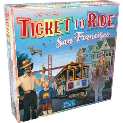Days of Wonder Ticket to Ride San Francisco Board Game - Strategy, Portable, Iconic Landmarks Days of Wonder Ticket to Ride San Francisco Board Game - Strategy, Portable, Iconic Landmarks