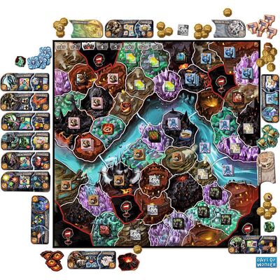 Asmodee Small World Underground Jeu de Société - Jeu de Stratégie Asmodee Small World Underground Jeu de Société - Jeu de Stratégie