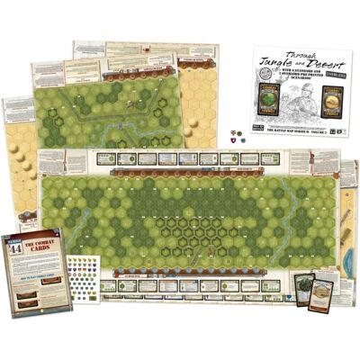 Extension Memoir 44 Jungle et Désert - Jeu de Société - Publicité Extension Memoir 44 Jungle et Désert - Jeu de Société - Publicité