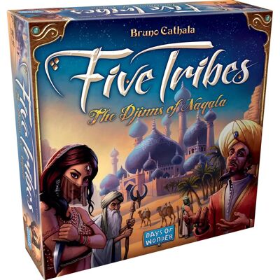 Days of Wonder Five Tribes Strategy Theme Board Game - Strategy Game for 2-4 Players Days of Wonder Five Tribes Strategy Theme Board Game - Strategy Game for 2-4 Players