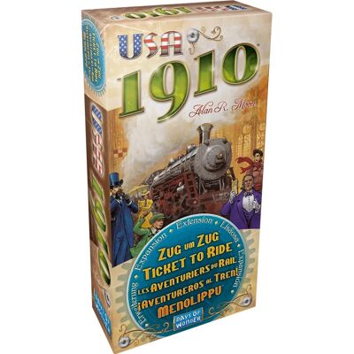 Dodatek Ticket to Ride USA 1910 - Gra planszowa Dodatek Ticket to Ride USA 1910 - Gra planszowa