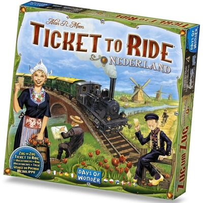 Ticket to Ride Nederland Map Uitbreiding - Bordspel Ticket to Ride Nederland Map Uitbreiding - Bordspel