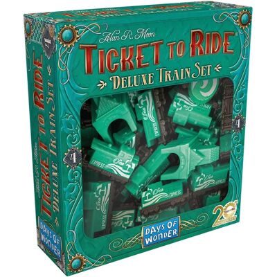 Days of Wonder Grüner Deluxe Zugset - Ticket to Ride 20. Jubiläum Days of Wonder Grüner Deluxe Zugset - Ticket to Ride 20. Jubiläum