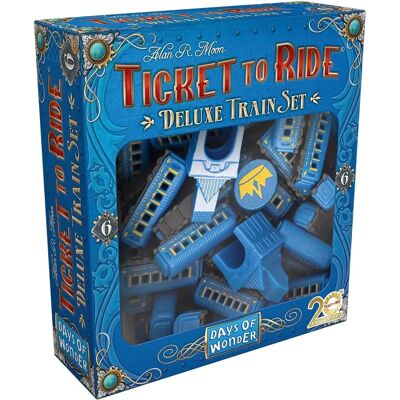 Days of Wonder Ticket To Ride 20. Jubiläum - Blau - Brettspiel Days of Wonder Ticket To Ride 20. Jubiläum - Blau - Brettspiel