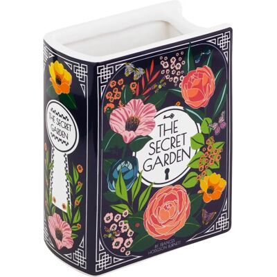Steel Mill & Co ‘The Secret Garden’ Small Book Vase - Vase Steel Mill & Co ‘The Secret Garden’ Small Book Vase - Vase