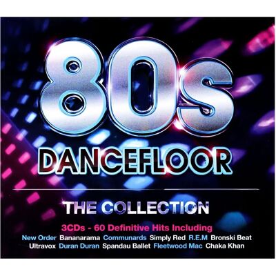 Collection Dancefloor 80s - RhinoUK CD - Publicité Collection Dancefloor 80s - RhinoUK CD - Publicité