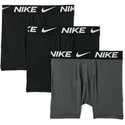 Nike Junior Pack di 3 Slip Micro - Nero/Grigio Nike Junior Pack di 3 Slip Micro - Nero/Grigio