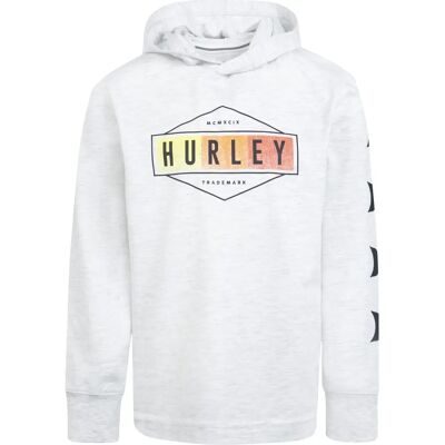 Sweat à capuche pour enfants Hurley Modèle 885990 Blanc Sweat à capuche pour enfants Hurley Modèle 885990 Blanc