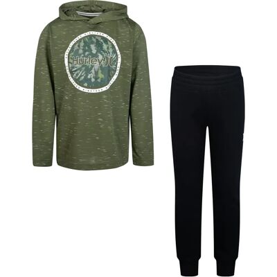 Okänd märke 4T - Cloud slub army jersey fleece set Okänd märke 4T - Cloud slub army jersey fleece set