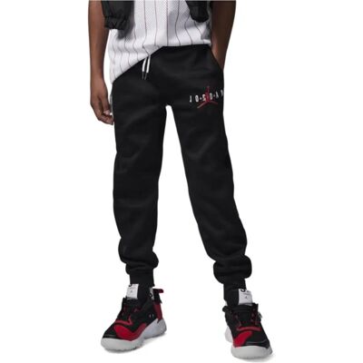 Jordan Schwarze Jogginghose - Verstellbarer Bund, Logo-Stickerei - Hosen Jordan Schwarze Jogginghose - Verstellbarer Bund, Logo-Stickerei - Hosen