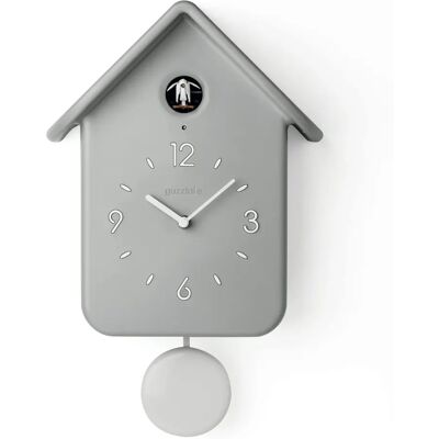 Guzzini Qq Huis Wandklok - Stille Nacht Sensor, Verwijderbaar Pendet Guzzini Qq Huis Wandklok - Stille Nacht Sensor, Verwijderbaar Pendet