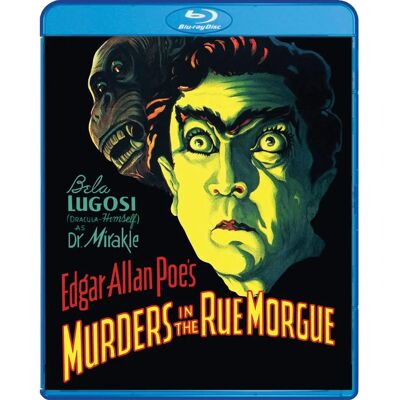 Shout Factory Meurtres dans la rue Morgue - Blu-ray - Région A - Publicité Shout Factory Meurtres dans la rue Morgue - Blu-ray - Région A - Publicité