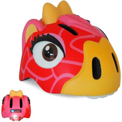 Crazy Safety Kinder Fahrradhelm Giraffe Rot EN1078 Crazy Safety Kinder Fahrradhelm Giraffe Rot EN1078