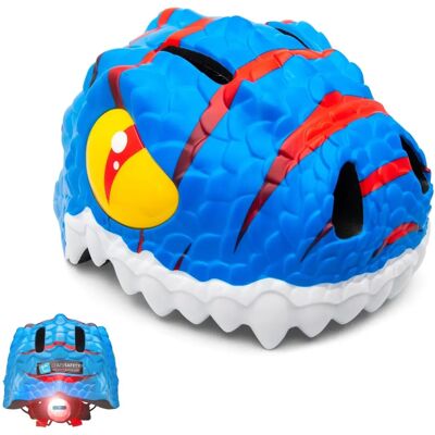 Crazy Safety Kinder-Drachenhelm - Blau - EN 1078 Zertifiziert Crazy Safety Kinder-Drachenhelm - Blau - EN 1078 Zertifiziert