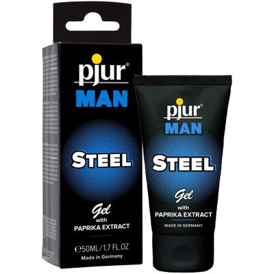 Lubrificanti pjur Pjur Man Steel Gel - 50 ml - Gel intimo durezza Lubrificanti pjur Pjur Man Steel Gel - 50 ml - Gel intimo durezza
