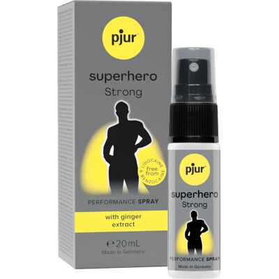 Pjur Superhero Strong Spray - Spray para retrasar la erección masculina Pjur Superhero Strong Spray - Spray para retrasar la erección masculina