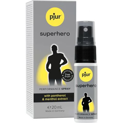 pjur Superhero Performance Spray - Viivästys - 20ml pjur Superhero Performance Spray - Viivästys - 20ml